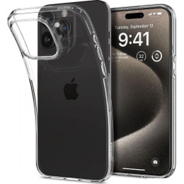 Чехол для телефона Spigen Liquid Crystal для iPhone 15 Pro Max ACS06557 (прозрачный)