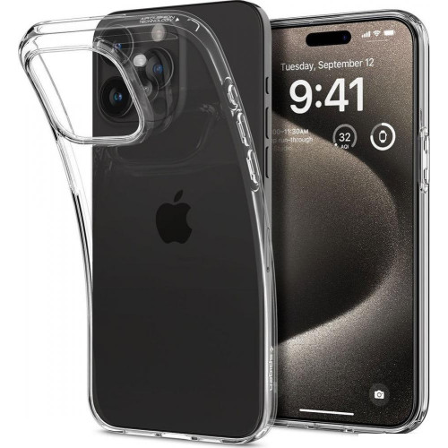 Чехол для телефона Spigen Liquid Crystal для iPhone 15 Pro Max ACS06557 (прозрачный)