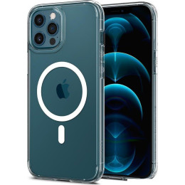 Чехол для телефона Spigen Ultra Hybrid Mag (MagFit) для iPhone 12 Pro Max ACS02622 (белый)