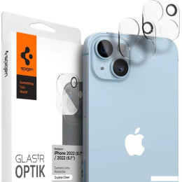 Защитное стекло Spigen Optik TR Lens Protector для iPhone 14/14 Plus AGL05229 (2шт)
