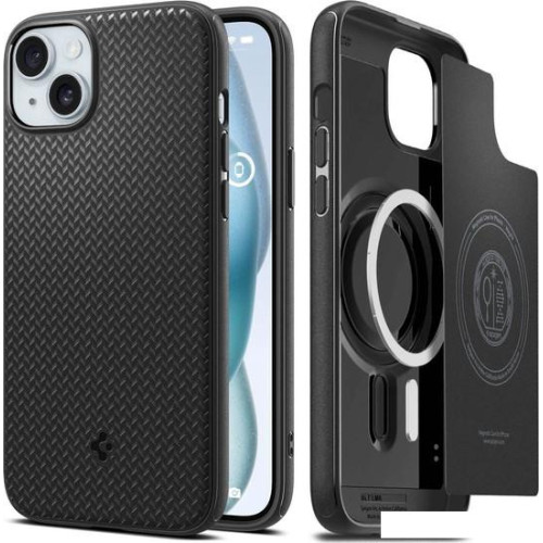 Чехол для телефона Spigen Mag Armor (MagFit) для iPhone 15 ACS06815 (черный)