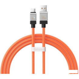 Кабель Baseus CoolPlay Series USB Type-A - USB Type-C (1 м, оранжевый)