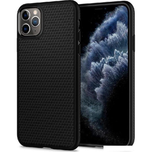 Чехол для телефона Spigen Liquid Air для iPhone 11 Pro 077CS27232 (черный)
