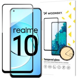 Защитное стекло Wozinsky Full Glue для Realme 10 (черный)