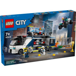Конструктор LEGO City 60418 Полицейский мобильный грузовик для криминальной лаборатории