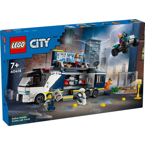Конструктор LEGO City 60418 Полицейский мобильный грузовик для криминальной лаборатории