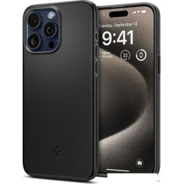 Чехол для телефона Spigen Thin Fit для iPhone 15 Pro Max ACS06544 (черный)