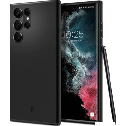 Чехол для телефона Spigen Thin Fit для Galaxy S22 Ultra ACS03911 (черный)