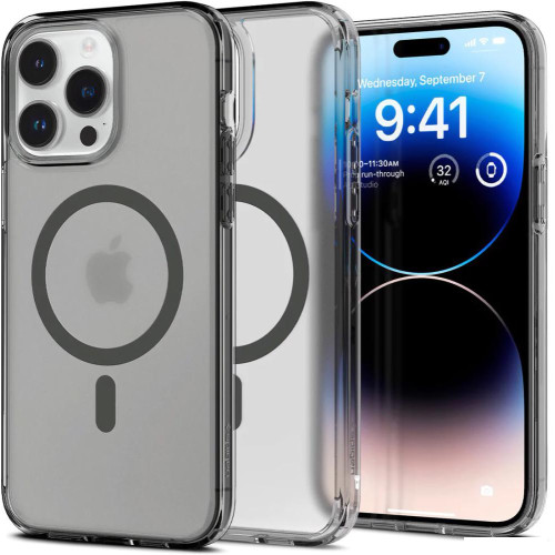 Чехол для телефона Spigen Ultra Hybrid iPhone 14 Pro Max MagFit ACS05582 (черный)