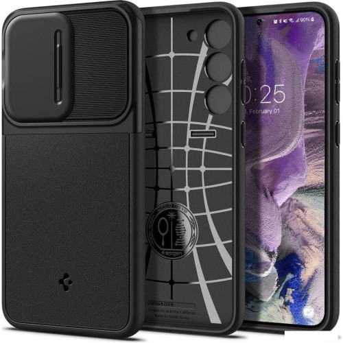 Чехол для телефона Spigen Optik Armor для Galaxy S23 ACS05733 (черный)