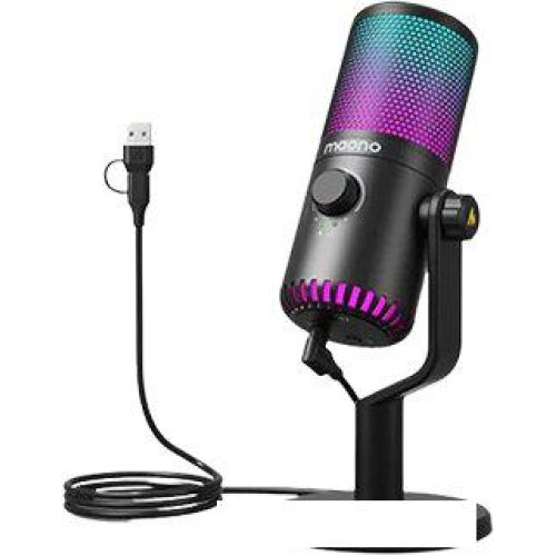 Проводной микрофон Maono DM30 RGB (черный)