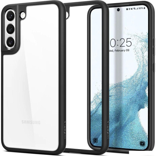 Чехол для телефона Spigen Ultra Hybrid для Galaxy S22 ACS03989 (черный)