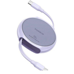 Кабель Baseus Free2Draw USB Type-C - USB Type-C (1 м, фиолетовый)