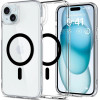 Чехол для телефона Spigen Ultra Hybrid (MagFit) для iPhone 15 ACS06803 (черный)