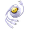 Кабель Baseus CB000063 USB Type-A - Lightning/USB Type-C/microUSB (1.1 м, фиолетовый)