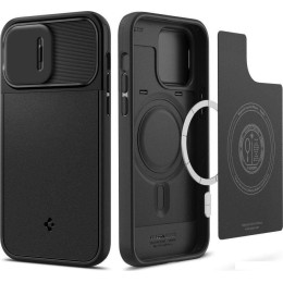 Чехол для телефона Spigen Optik Armor (MagFit) для iPhone 14 Pro ACS04993 (черный)