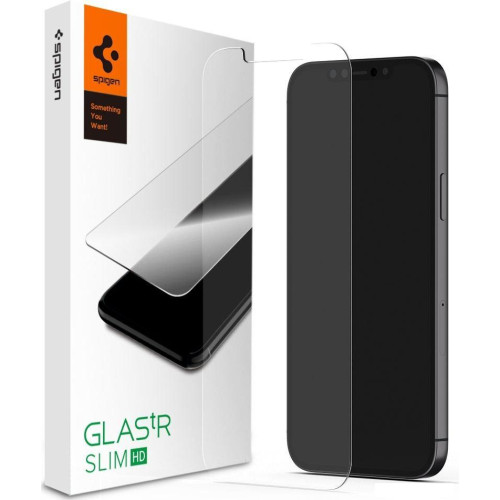 Защитное стекло Spigen Glas.TR Slim для iPhone 12 Mini AGL01533