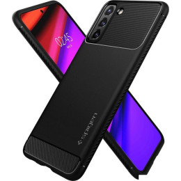 Чехол для телефона Spigen Rugged Armor для Galaxy S21 ACS02421 (черный матовый)