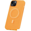 Чехол для телефона Baseus Fauxther для iPhone 15 660152094B (оранжевый)
