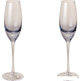 Набор бокалов для шампанского Lefard Bubles Blue 693-040 (2 шт)