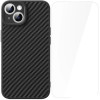 Чехол для телефона Baseus Synthetic Fiber Series для iPhone 15 660157941A (черный/прозрачный)