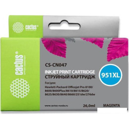 Картридж CACTUS CS-CN047 (аналог HP CN047)