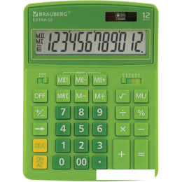 Бухгалтерский калькулятор BRAUBERG Extra 12-DG 250483 (зеленый)