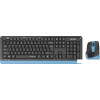 Офисный набор A4Tech Fstyler FGS1035Q (черный/синий)