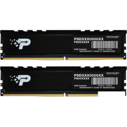 Оперативная память Patriot Signature Premium 2x32ГБ DDR5 4800МГц PSP564G4800KH1