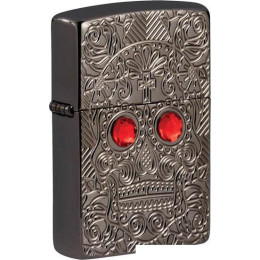 Зажигалка Zippo Armor Crystal Skull Design 49300