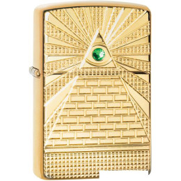 Зажигалка Zippo Armor High Polish Brass Eye of Providence Design 49060