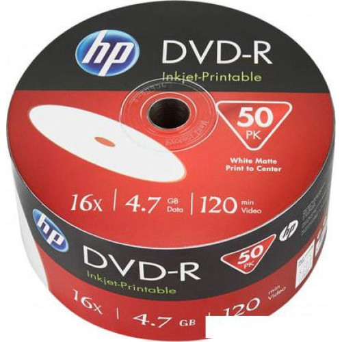 DVD-R диск HP 4.7Gb 16x 69302 (50 шт.)