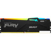 Оперативная память Kingston FURY Beast RGB 16ГБ DDR5 6400 МГц KF564C32BBA-16