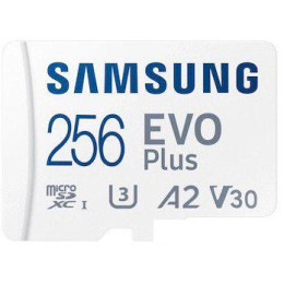 Карта памяти Samsung EVO Plus 2024 microSDXC 256GB (с адаптером)