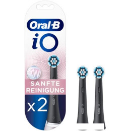 Сменная насадка Oral-B iO Sanfte Reinigung (2 шт, черный)