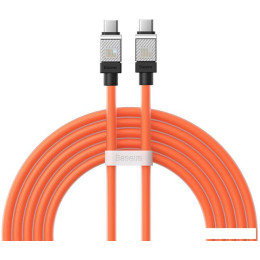 Кабель Baseus CoolPlay Series USB Type-C - USB Type-C (2 м, оранжевый)