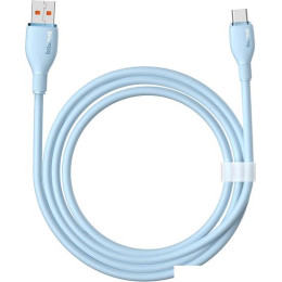 Кабель Baseus Pudding Series Fast Charging Cable 100W USB Type-C - USB Type-C (1.2 м, голубой)