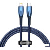 Кабель Baseus Glimmer Series Fast Charging Data Cable Type-C - Lightning 20W CADH000003 (1 м, синий)