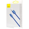 Кабель Baseus Crystal Shine USB Type-A - Lightning (1.2 м, синий)