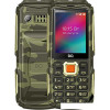 Кнопочный телефон BQ BQ-2410L Tank Power 4G (золотистый камуфляж)
