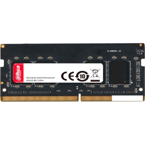 Оперативная память Dahua 16ГБ DDR4 SODIMM 3200 МГц DHI-DDR-C300S16G32