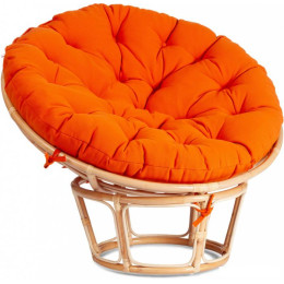 Кресло TetChair Papasan Eco P115-1/SP STD (натуральный/оранжевый)