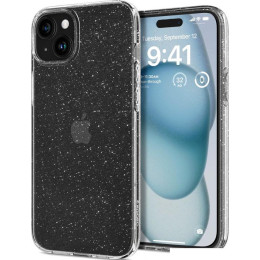 Чехол для телефона Spigen Liquid Crystal Glitter для iPhone 15 ACS06788 (затемненный/прозрачный)