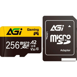 Карта памяти AGI TF138 Supreme microSDXC 256GB AGI256GGSTF138 (с адаптером)