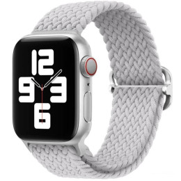 Ремешок Rumi Wick из плетеного нейлона для Apple Watch 38/40/41mm (светло-серый)