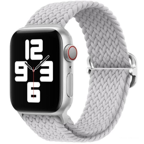 Ремешок Rumi Wick из плетеного нейлона для Apple Watch 38/40/41mm (светло-серый)