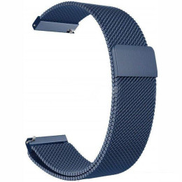 Браслет Rumi Milanese loop металлический 20 мм (синий)