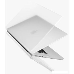 Чехол-накладка Uniq Claro для MacBook Air 13 2022 (прозрачный)