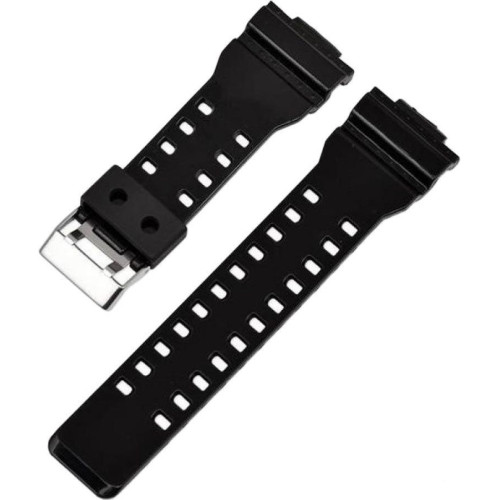Ремешок Rumi GLS силиконовый для Casio G-Shock GA-110/GA-100/G-8900/GLS-100 (черный)