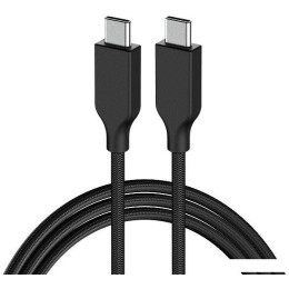 Кабель Genius ACC-C2CC-3A USB Type-C - USB Type-C (1 м, черный)